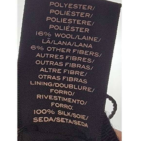 Marc Jacobs Black & White Houndstooth Pleated A-Line Skirt, Womens Size 4 - Picture 5 of 5